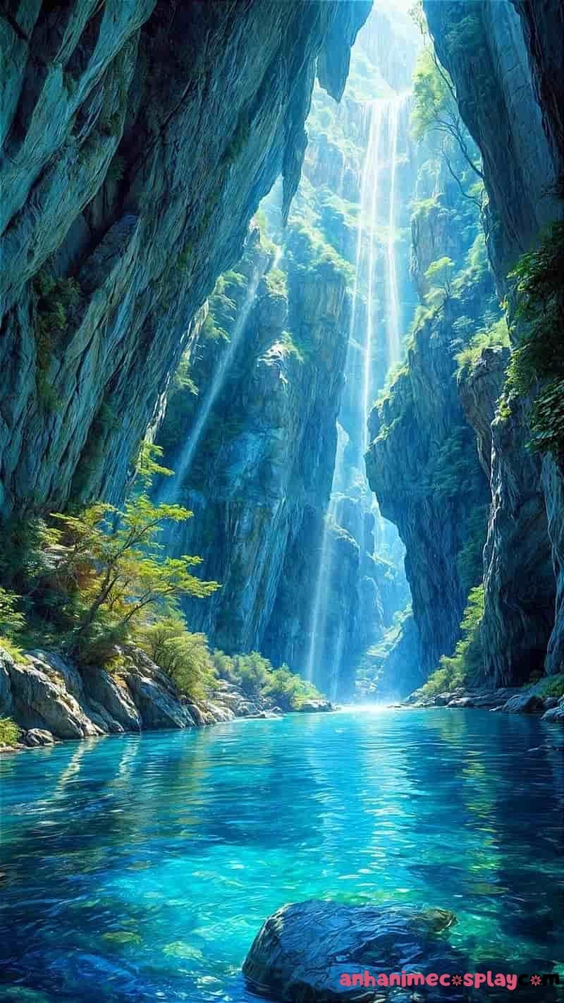 ảnh phong cảnh anime hang